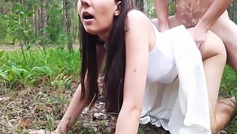 Rough Facefuck In Public Park For Cute Russian Wife 8 Min