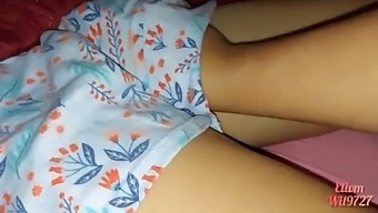 Homemade Video With My Stepsister First Time In Her Bed We Do Things Under The Covers I Fuck Her Pink Pussy