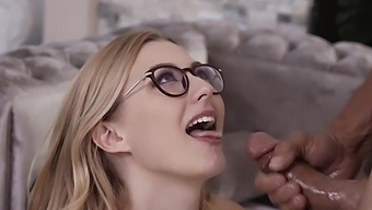 Petite Blonde Gets Her Pussy Enlarged And Sperm On Her Whole Face