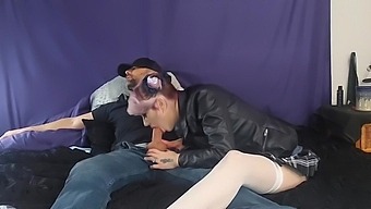 Just A Cock-Sucking Bitch In A Leather Jacket
