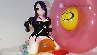 Rubber Maid Xelphie Rides A Depraved Balloon