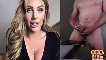 Cfnm Busty Milf Seduces Handjob On Webcam To Cum For Her
