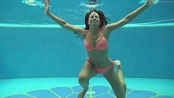 Sazan Cheharda On And Naked Swimming Underwater