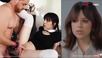 Get Ready For Some High Definition Action With Jenna Ortega'S Tattooed Body In Stockings