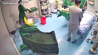 Voyeuristic Patient Gets An Up-Close And Personal View Of The Nurse In This Chinese Amateur Video