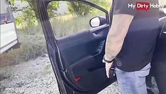 Pov Video Of A Redhead Getting Fucked On The Side Of The Road