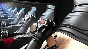 Watch A German Amateur Give A Perfect Handjob With Gloves And Get Detailed Feedback