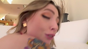 Teen Babe Gets Her Mouth Filled With Cum After A Wild Anal Ride