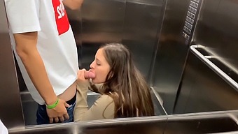 Public Rendezvous In An Elevator With A Stranger, Nearly Caught