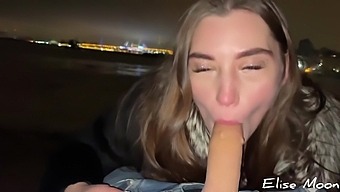 A Russian Woman Ingests A Blondrous Cock In The Concupiscent Cock