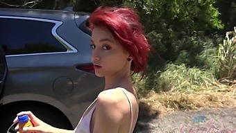 Outdoor Dicking In The Forest With Redhead Lola Fae & Her Man