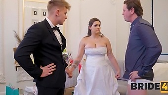 Cuckold Watches As His Alluring Bride Engages In Fucking With His Friend.