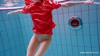 Hd Video Of Avenna'S Sensual Pool Swim