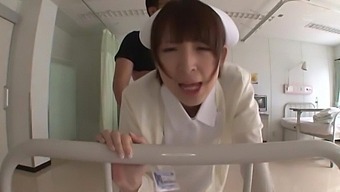 Natural Beauty Japanese Nurse Gives A Sensual Blowjob Before Getting Her Pussy Pounded