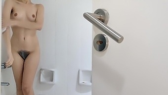 Spying My Stepsisters Friend Masturbating In The Bathroom