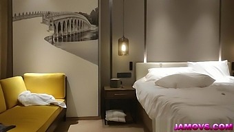 Asian Girl Gets Caught Masturbating In A Hotel