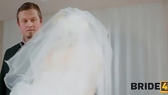 Blonde Bride Cheats On Her Husband During Their Wedding