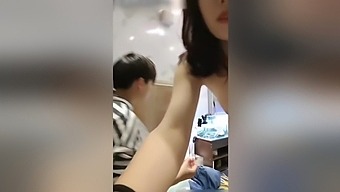 Teen Couple'S Fetish Play With Stockings And Toys