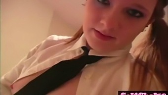Amateur Redhead Megan Rubs Her Big Butt And Penis In A Steamy Solo Performance