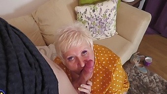 Juicy Joolz, A Stunning Mature Woman, Takes A Big Cock In Her Mouth And Rides It