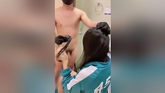 Cute Asian Couple Indulges In Fetish Dog Style Fucking