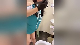 Cute Asian Couple Indulges In Fetish Dog Style Fucking