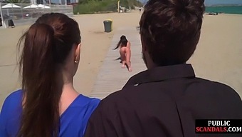 Public Nudity And Sex With A Busty Brunette Babe