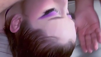 Goddess With Heavy Makeup Gets Facial Cumshot In Amateur Video