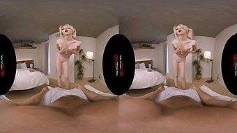Petite Blonde Gets Her Small Tits And Big Butt In 3d Pov