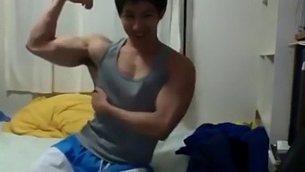 Gay Korean Man Satisfies His Desires With A Big Load