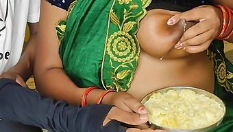 Hindi Video Of A Sister-In-Law Feeding Her Husband Food With Her Milk