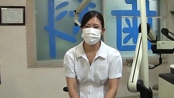 Japanese Nurse Enjoys Her Lucky Patient'S Pussy