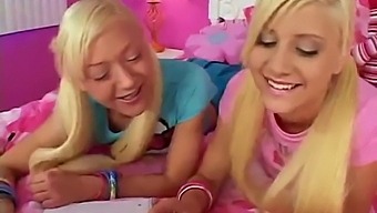 Two Petite Blondes Engage In Hardcore Wet Sex