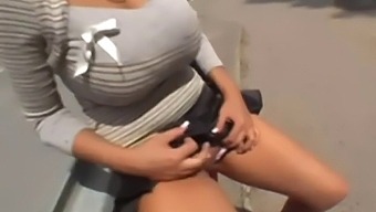 Busty Babe Gives An Outdoor Blowjob