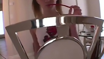 Teen (18+) Flaunts Her Panties In Amateur Fetish Video