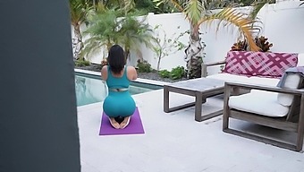 Ashlyn Peaks And Her Partner Engage In Hot Yoga And Hardcore Sex