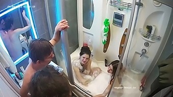 Lesbian Shower Party With Group Sex And Kink