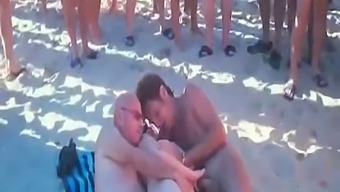 Public Nudity Fucking At The Beach With Swinging Couples