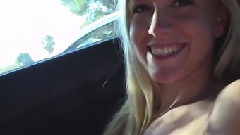 Petite Blonde Teen Gives Female Cumshot In Pov Video