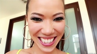 Asian Pornstar Kalina Ryu Gives A Rough Blowjob And Swallows Cum In This Hardcore Video
