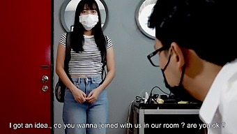 Asian Teen Gets Fucked In Her Hotel Room By Older Man