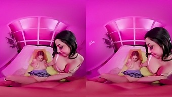 Indulge In A 3d Threesome In The Pink Room