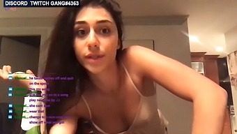 Big Tits Flaunting: A Naughty Twitch Streamer'S Accidental Show