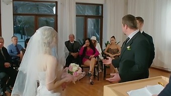 Wedding Day Blowjob With A Horny Bride