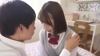Asian Friend Gives Blowjob And Gets Creampied