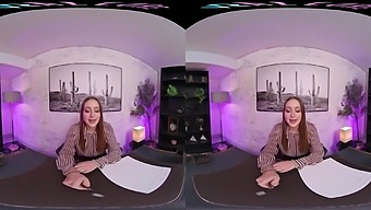 Virtual Reality Sex Toy Play With A Voluptuous Blonde