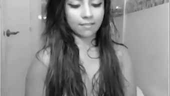Vintage Video Of Aida Cortez Showering Off
