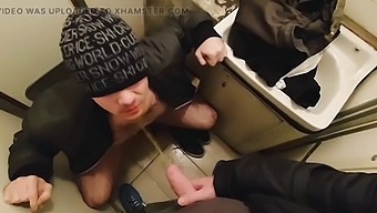Intense Couple Explores Public Sex, Piss Play, And Fisting In Train Journey